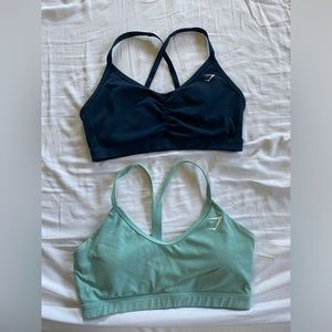 Two Blue Gymshark Sports Bras
